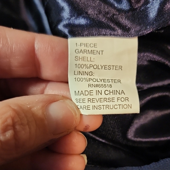 Patra Stunning Navy Blue Dress In Good Condition - Picture 10 of 11